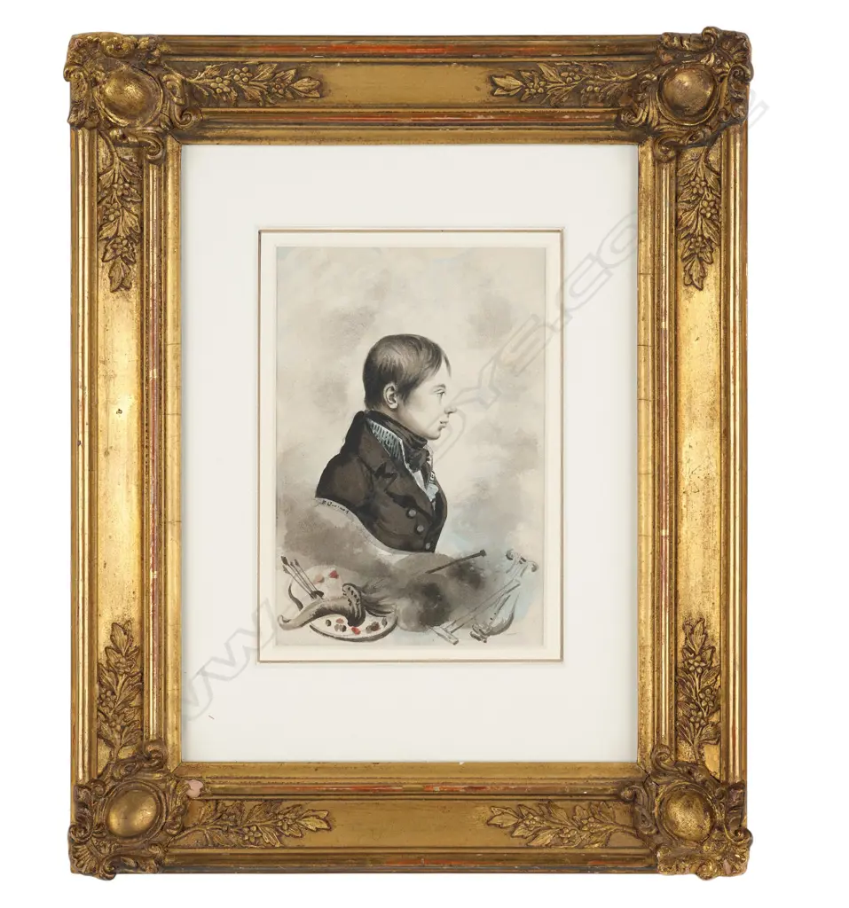 F Cuviard 'Portrait of an artist', Image 1++